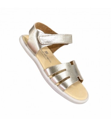 SANDALIA PIEL NIÑA ANDANINES VAQUETILLA 261152-1 ORO