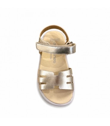 SANDALIA PIEL NIÑA ANDANINES VAQUETILLA 261152-1 ORO