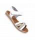 SANDALIA NIÑA OH MY SANDALS PLATAFORMA 6106  BLANCO COMBI