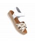 SANDALIA NIÑA OH MY SANDALS PLATAFORMA 6110 BLANCO COMBI