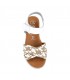 SANDALIA NIÑA OH MY SANDALS PLATAFORMA 6110 BLANCO COMBI