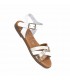 SANDALIA NIÑA OH MY SANDALS PLANA 6100 DUNA BLANCO