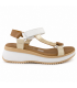 SANDALIA CUÑA OH MY SANDALS PIEL 5940 DOYA BLANCO