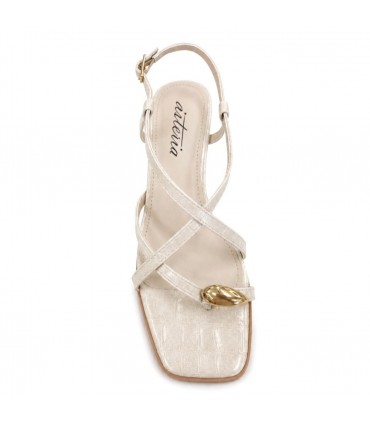 SANDALIA TACON ANILLO DEDO 1094 HIELO