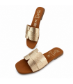 SANDALIA PLANA OH MY SANDALS PIEL 5800 DOYA CAVA