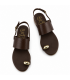 SANDALIA PLACA DEDO OH MY SANDALS 5862 DUNA MARRON
