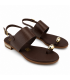 SANDALIA PLACA DEDO OH MY SANDALS 5862 DUNA MARRON