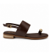 SANDALIA PLACA DEDO OH MY SANDALS 5862 DUNA MARRON