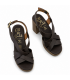 SANDALIA PIEL TACON OH MY SANDALS 5938 MARRON