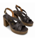 SANDALIA PIEL TACON OH MY SANDALS 5938 MARRON