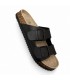 CHANCLA DOS HEBILLAS ETIKA 41012 NEGRO