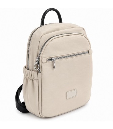 MOCHILA TELA JYL67547 CREMA