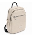 MOCHILA TELA JYL67547 CREMA