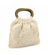 BOLSO CROCHET ASA MADERA 8891 BEIGE