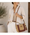 BANDOLERA RAFIA COMBINADA AXSY260258-2 NATURAL