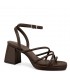 SANDALIA TACON CHOCOLATE MUJER S-5102