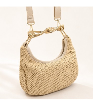 BOLSO ASA METALICA MYJ6181 BEIGE