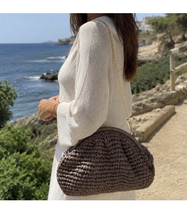 CARTERA RAFIA BNBN3635 CAFE