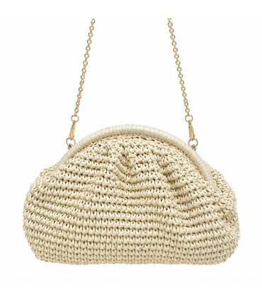 CARTERA RAFIA BNBN3635 BEIGE