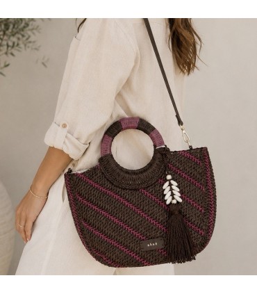 BOLSO RAFIA ASAS AXJW260194-2 CAFE