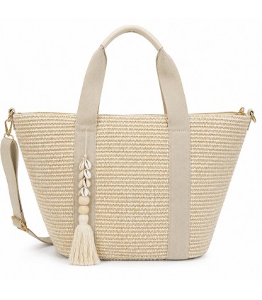BOLSO RAFIA JYL67891 BEIGE