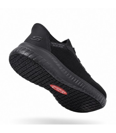 ZAPATILLA SKECHERS WORK SLIP-INS 200254EC NEGRO
