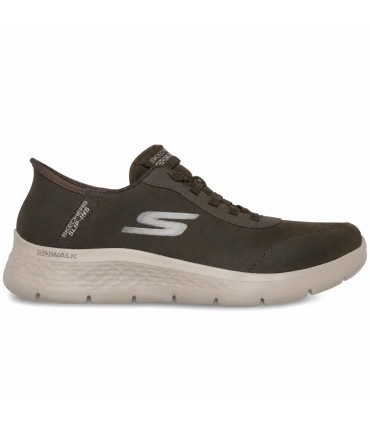 ZAPATILLA SKECHERS SLIP-INS CORDON ELASTICO GO WALK 216326 BROWN