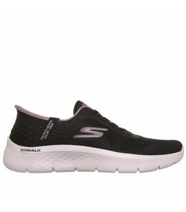 ZAPATILLA SKECHERS SLIP-INS GO WALK FLEX 124836 NEGRO MALVA