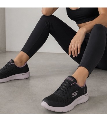 ZAPATILLA SKECHERS SLIP-INS GO WALK FLEX 124836 NEGRO MALVA