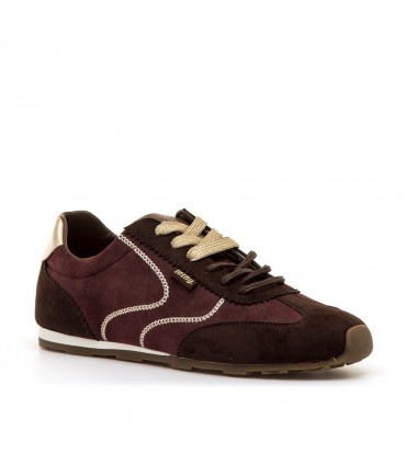 ZAPATILLA MUSTANG 60951 BURGUNDY MOCHA