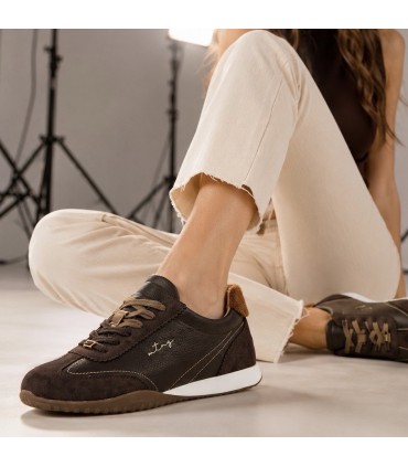 ZAPATILLA CHICA MUSTANG 60041 MOKA MARRON