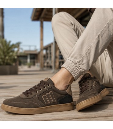ZAPATILLA CHICO MUSTANG 84823 POLIPIEL CHOCOLATE