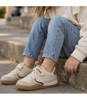 ZAPATILLA MUSTANG RESPETUOSA 49096 CREAM LEOPARDO