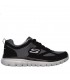 ZAPATILLA SKECHERS MEMORY FOAM 52635  BLACK GRAY