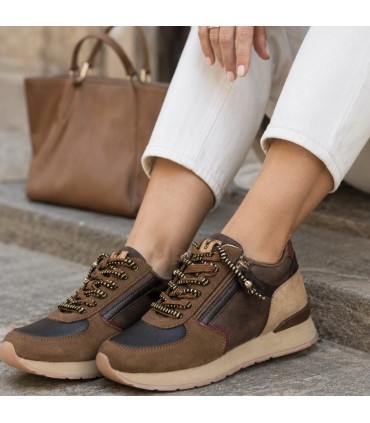 ZAPATILLA MARIA MARE CUÑA INTERNA 68663 CHESNUT LAOS