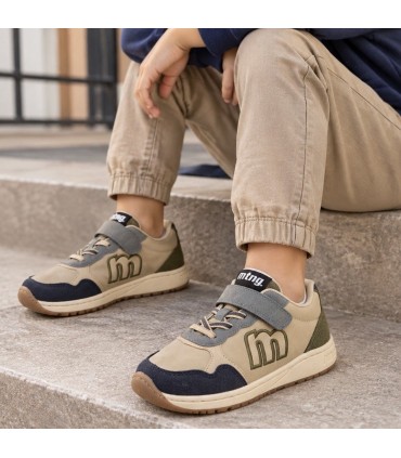 ZAPATILLA RESPETUOSA MUSTANG 49309 SAND NAVY