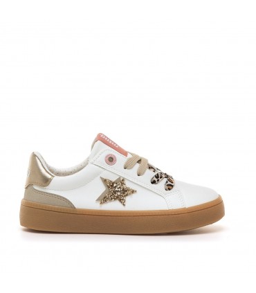ZAPATILLA  MUSTANG ESTRELLAS 40072 WHITE GLITTER