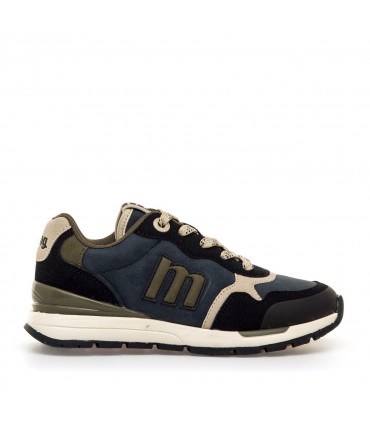 ZAPATILLA MUSTANG CASUAL CORDONES 49111 NAVY GREEN