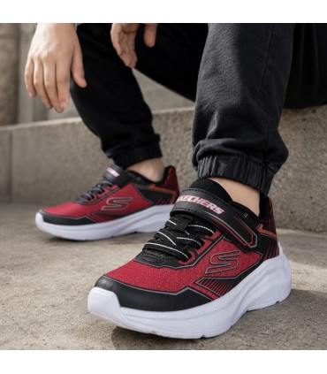 ZAPATILLA SKECHERS 404127L BLACK RED