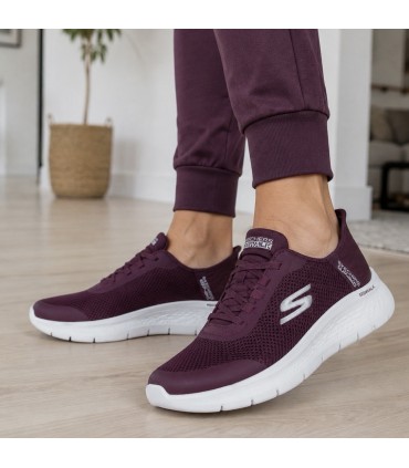 ZAPATILLA SKECHERS SLIP-INS GO WALK FLEX 124836 BURGUNDY