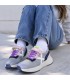 ZAPATILLA MUNICH MINI TRACK 128 GRIS