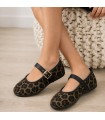 MANOLETINA CHUCHES LEOPARDO 9050-02 TABAC NEGRO