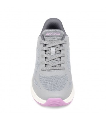 ZAPATILLA SKECHERS SLIP-INS CORDON ELASTICO 117624 GRIS MULTI