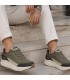 ZAPATILLA SKECHERS SLIP-INS COZY FIT 232618 OLIVE