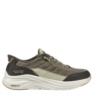 ZAPATILLA SKECHERS SLIP-INS COZY FIT 232618 OLIVE