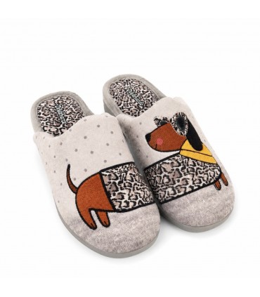 ZAPATILLA DEVALVERDE 1211 GRIS PERRITO
