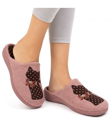ZAPATILLA DEVALVERDE 1214 GATO SALMON