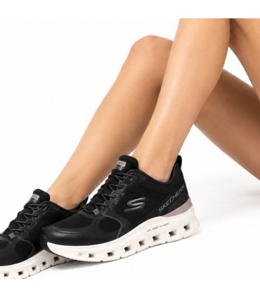 ZAPATILLA SKECHERS GLIDE STEP 150484 BLACK COOL DRIFT