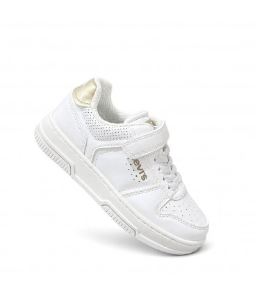 ZAPATILLA LEVIS MAVERICK WHITE LT GOLD 0199