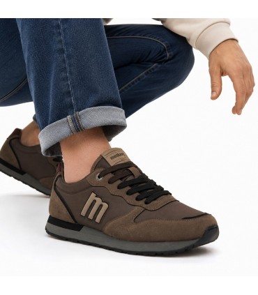 ZAPATILLA CHICO MUSTANG CHOCO 84891 MOKA
